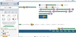 validazione webAIM pagina Info e Contatti